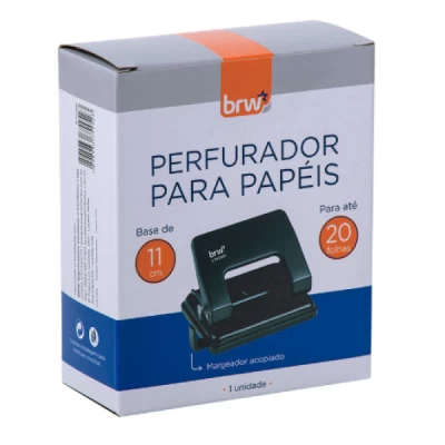 Perfurador de metal 2 furos até 20 folhas - PF2000 - BRW