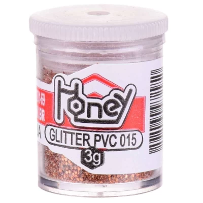 Glitter em Pó Brilho - Laranja - 3g - Honey