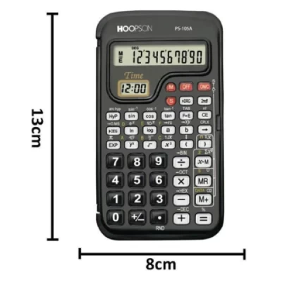 Calculadora 10 Científica Dígitos PS-105A - Hoopson