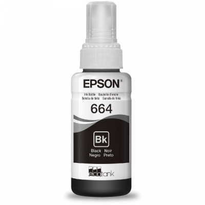 Garrafa para Ecotank preto T664 - T664120AL - Epson PT 1 UN