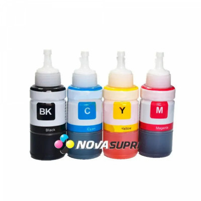 Refil Tinta Compativel T664 L110 L120 L220 L355 L365 L375 L395 Bk