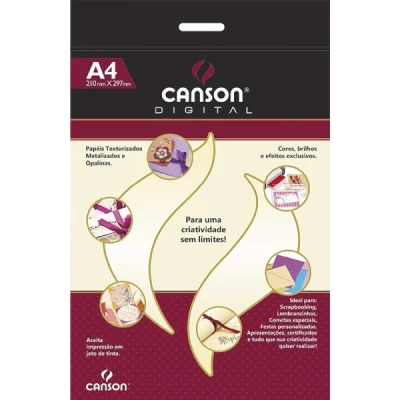 Papel Perolado Furtacor A4 240g Pct C/15 Folhas - Canson