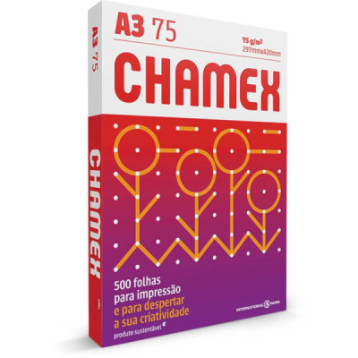 Papel Sulfite A3 75g 500 Fls - Chamex