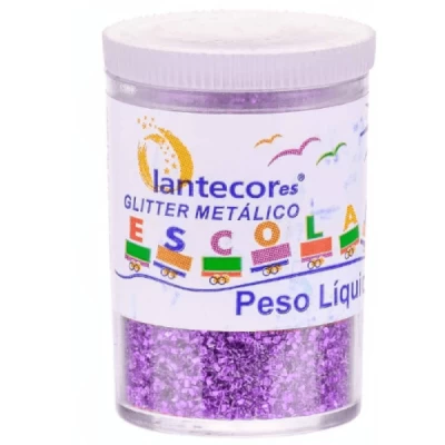 Glitter em Pó Brilho - Roxo - 3g - Lantecor