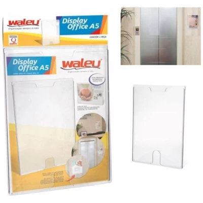 Display Quadro Multiuso A5 Cristal - Waleu